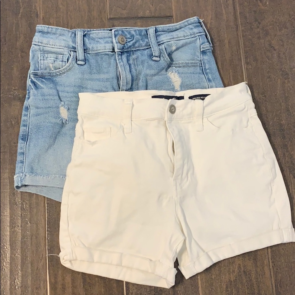 hollister high rise shorts